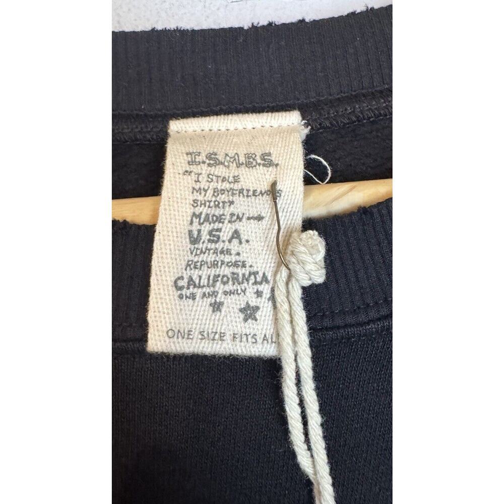 I Stole My Boyfriends Shirt Black Tiger Mama Sweatshirt XL Distressed USA Made - Picture 7 of 9